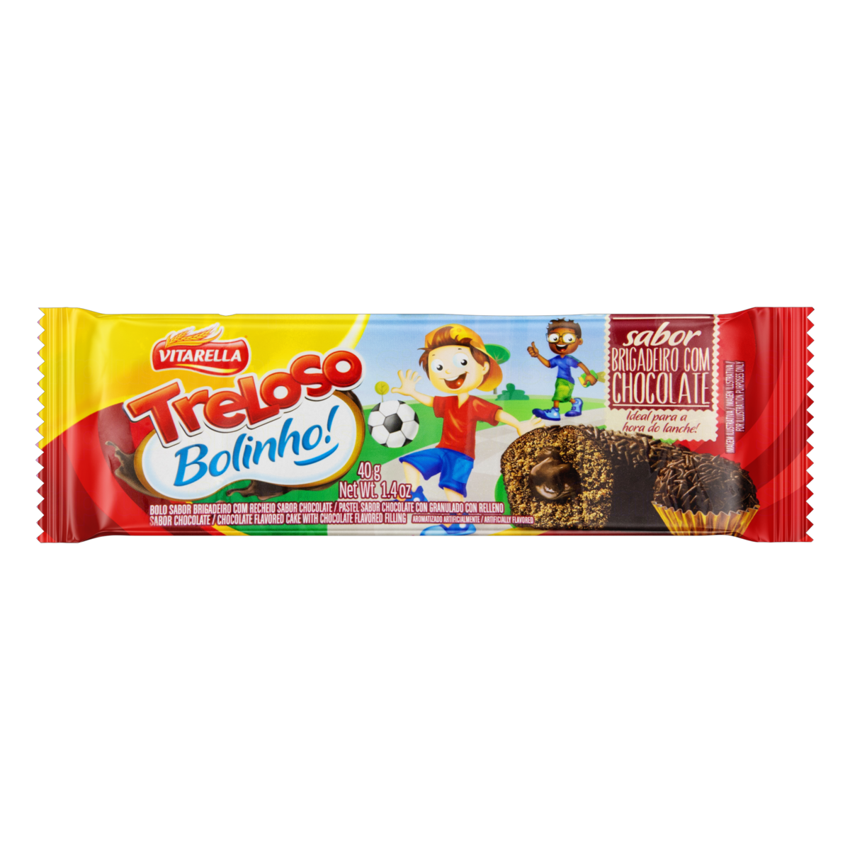 Bolinho Treloso 40g Brigadeiro com Chocolate