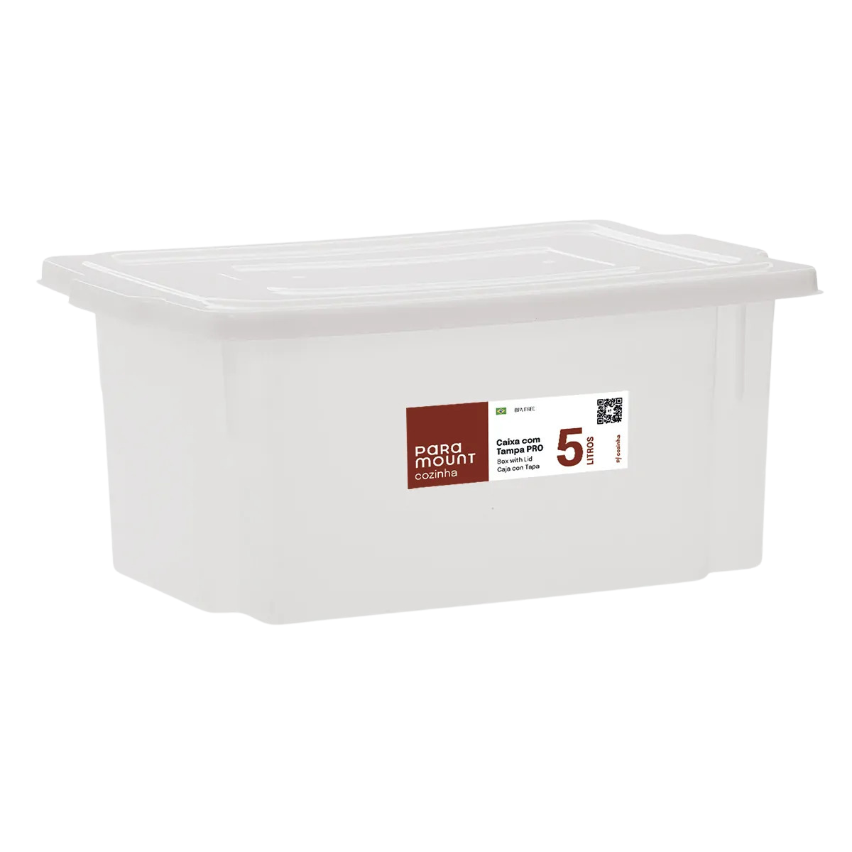 Caixa Pro com Tampa 5 L - 34x16x13,5cm