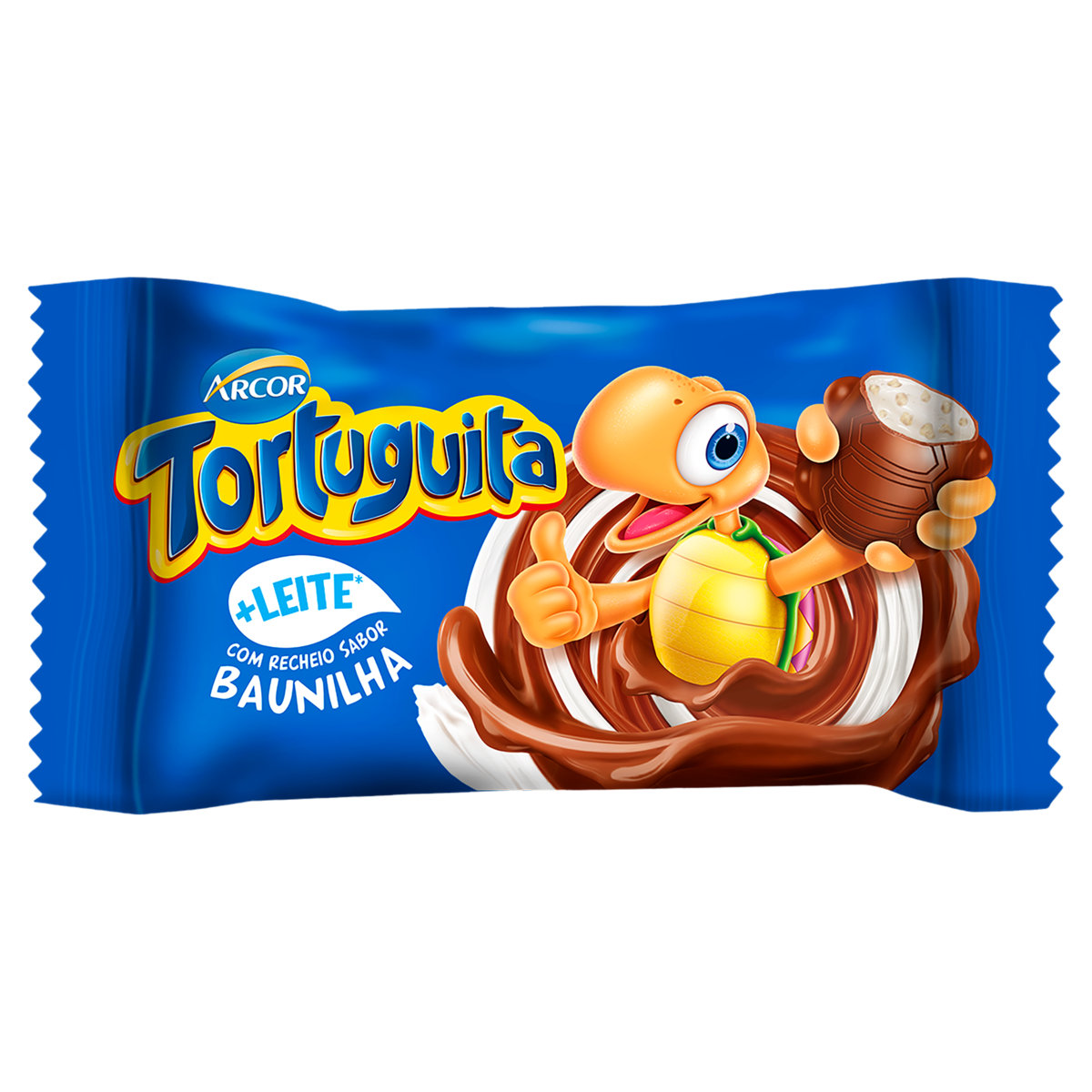 CHOC ARCOR TORTUG FORMATO BAUNILHA 15,5G
