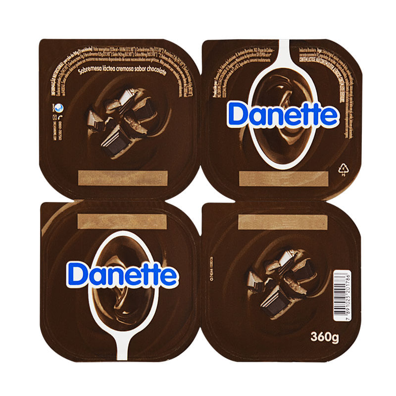 Iogurte Danette Chocolate Danone 360g