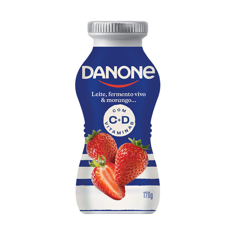 Iogurte Líquido Morango Danone 170g