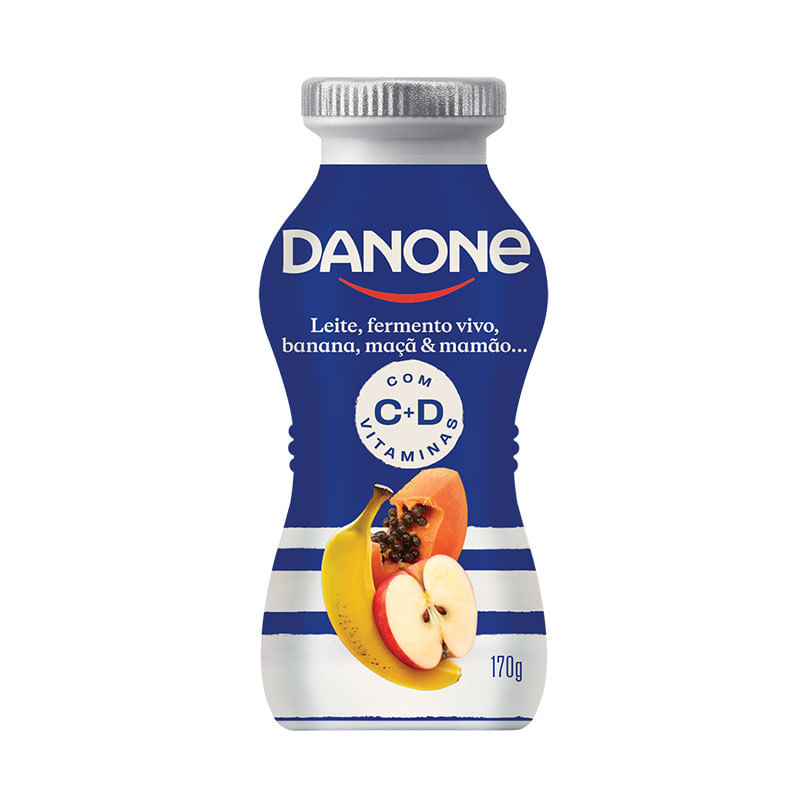 Iogurte Líquido Vitamina Frutas Danone 170g