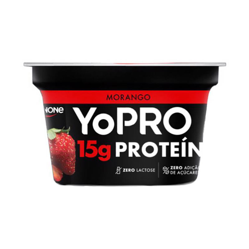 Iogurte Yopro Morango Danone 160g