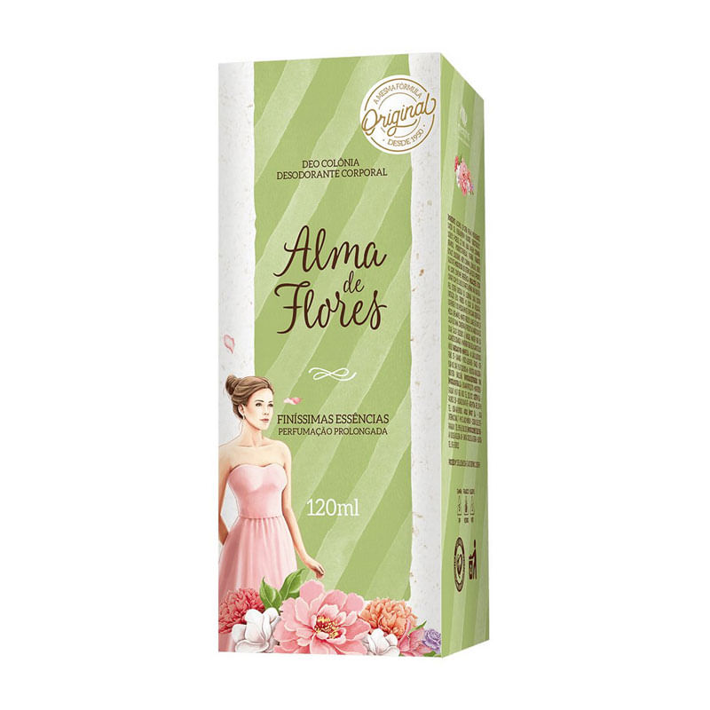 Deo Colônia Alma de Flores Clássico 120g