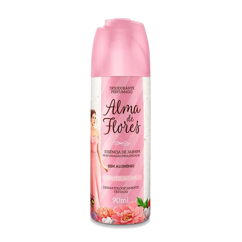 Desodorante Spray alma de Flores Jasmim 90ml