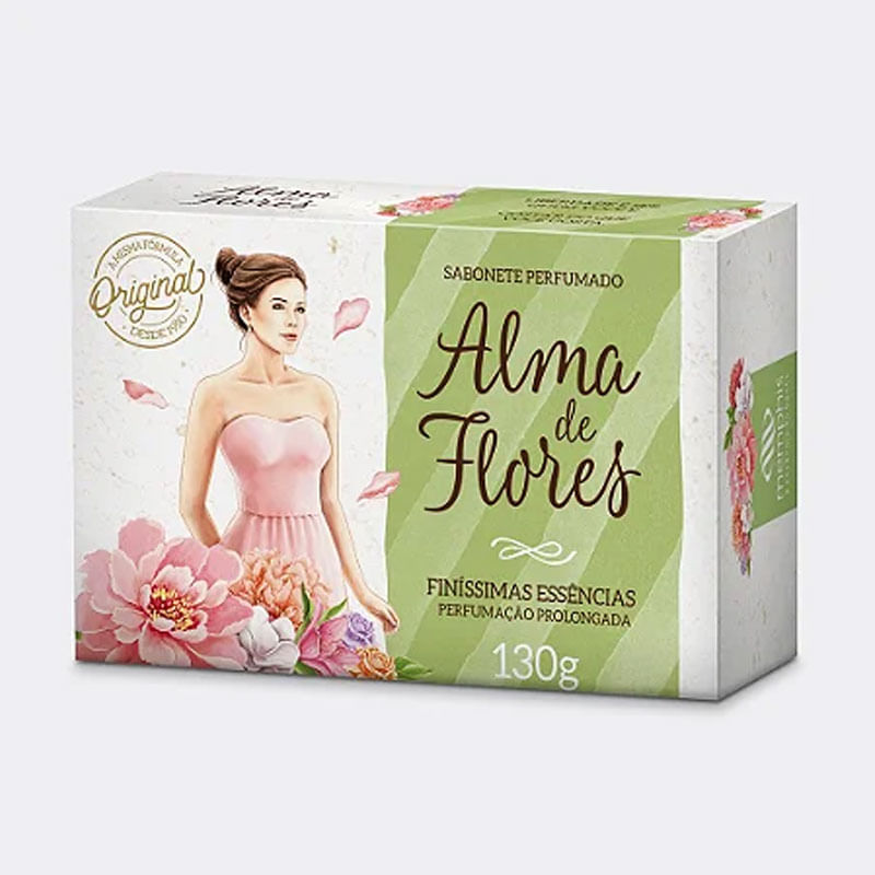 Sabonete Alma de Flores Clássico 130g