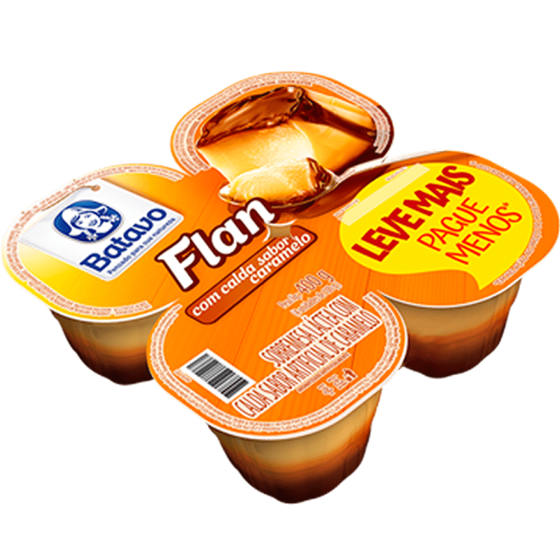 Sobremesa Flan Caramelo Batavo 400g