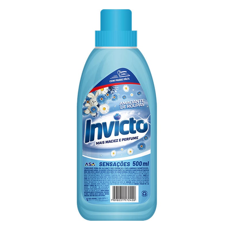 Amaciante Invicto Sensações Azul 500ml