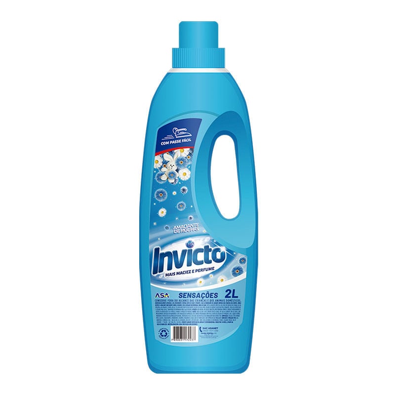 Amaciante Invicto Sensações Azul 2L