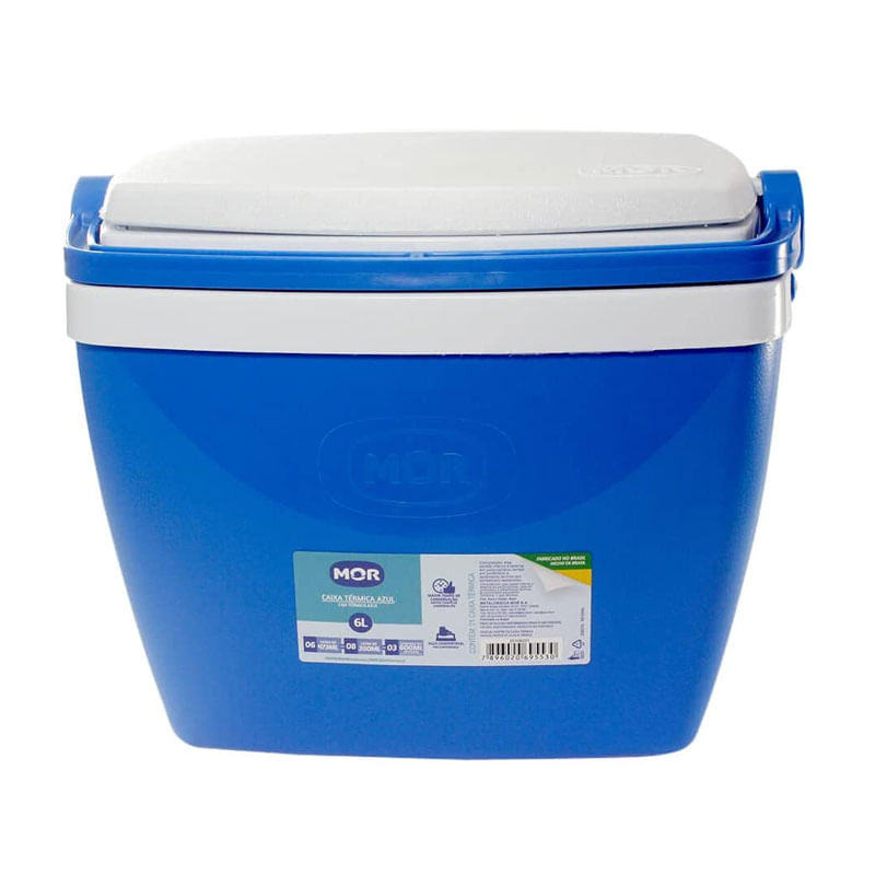 Caixa Térmica mor 6L Azul