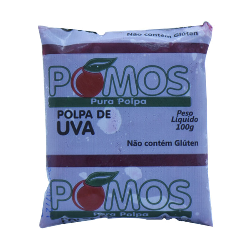 Polpa de Fruta Pomos 100g Uva