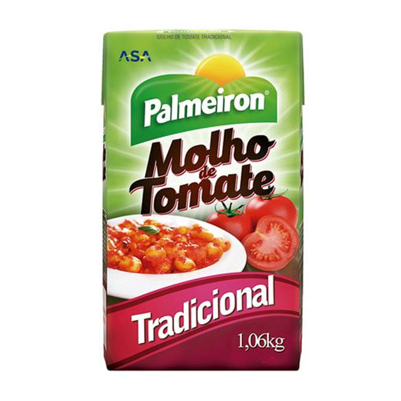 Molho de Tomate Palmeiron TP 1,06kg Tradicional