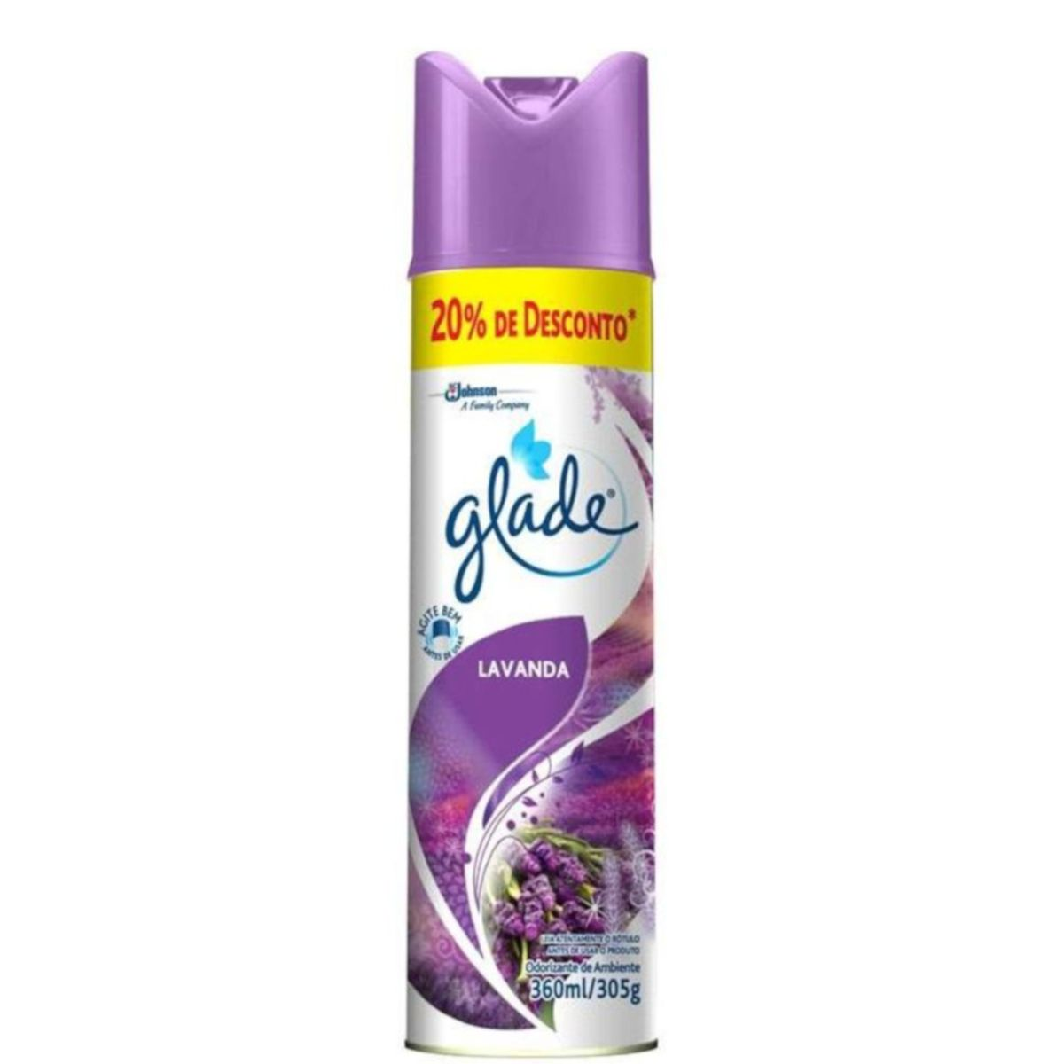 Desodorante Aerossol Glade Toque de Frescor Lavanda 360ml