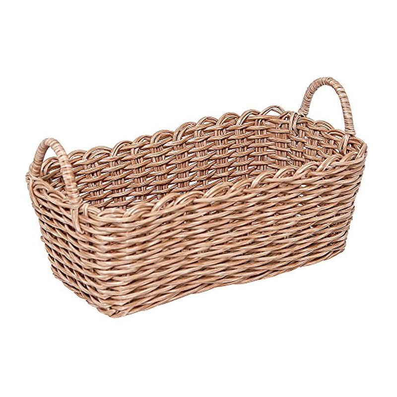 Cesto Claro Com Alça 27cmx14cmx10cm Yk11605