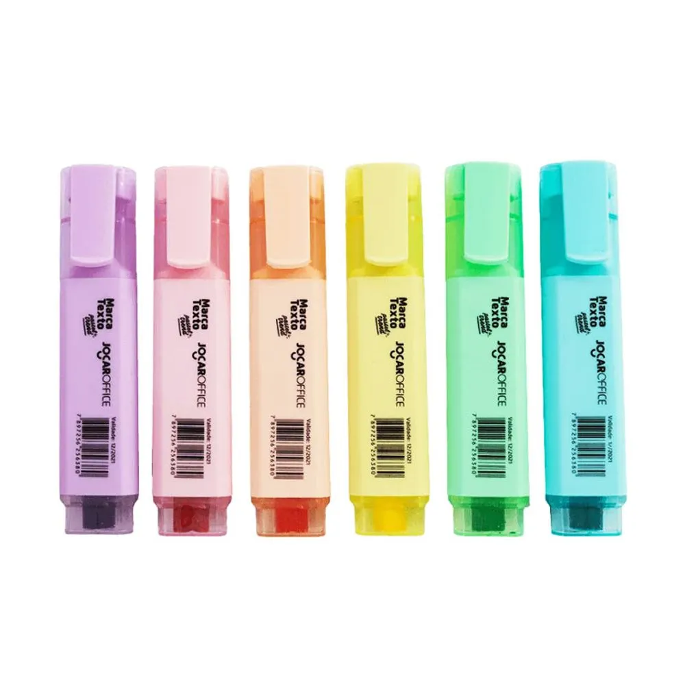 Marca Texto Jocar Tons Pastel 1un