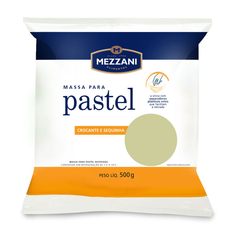 Massa Mezzani para Pastel Cumbuca Redonda 500g