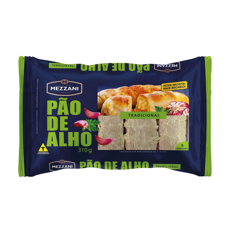 Pão de Alho Mezzani 310g Tradicional