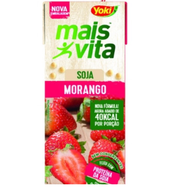 Suco Yoki com Soja Morango 200ml