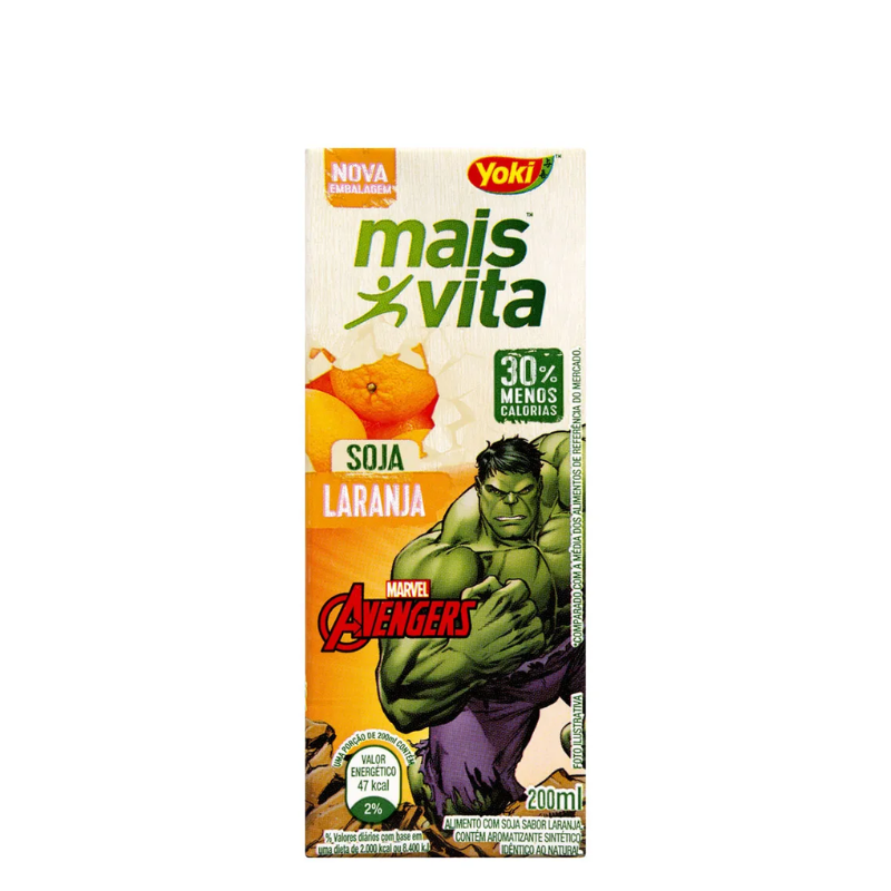 Suco Yoki com Soja Laranja 200ml