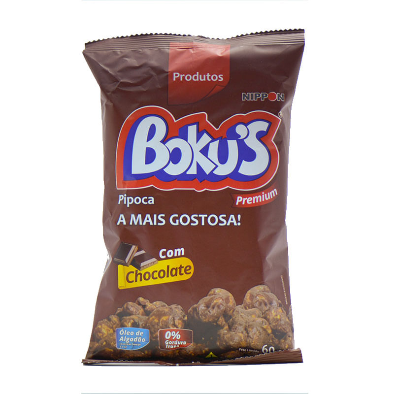 Pipoca Bokus Chocolate 60g