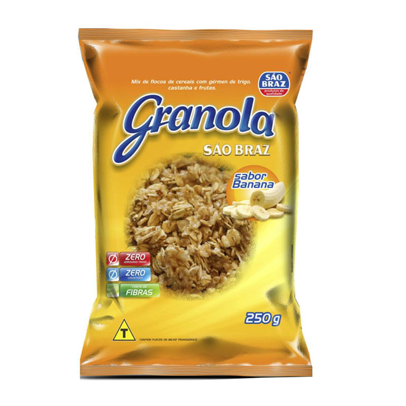 Granola São Braz 250g Sabor Banana