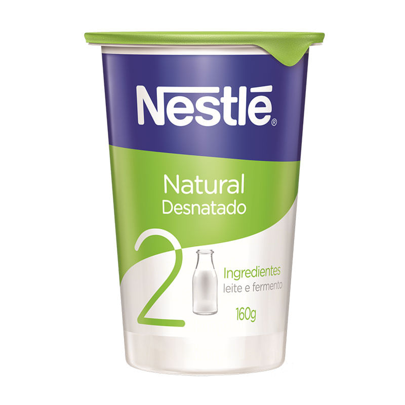 Iogurte Natural Desnatado Nestlé 160g