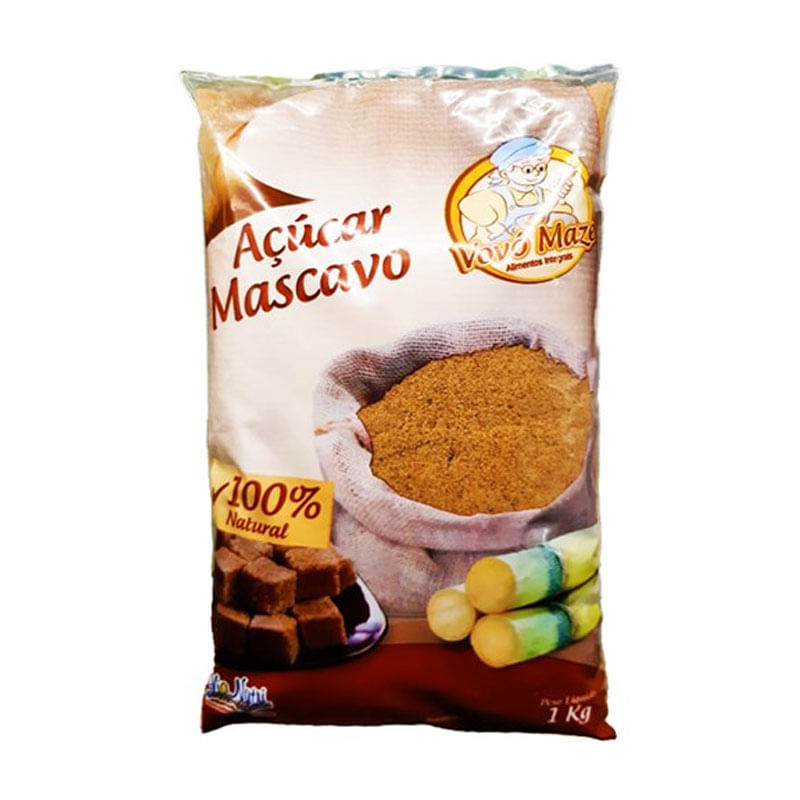 Açúcar Mascavo Vovó Maze 1kg