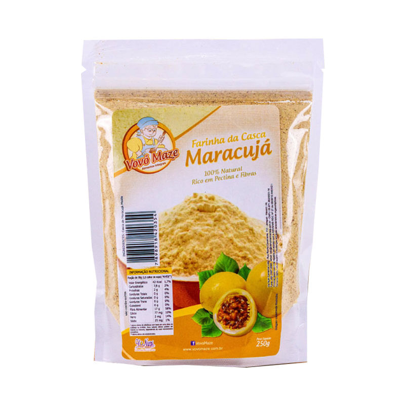 Farinha Casca do Maracuja Vovó Maze 250g