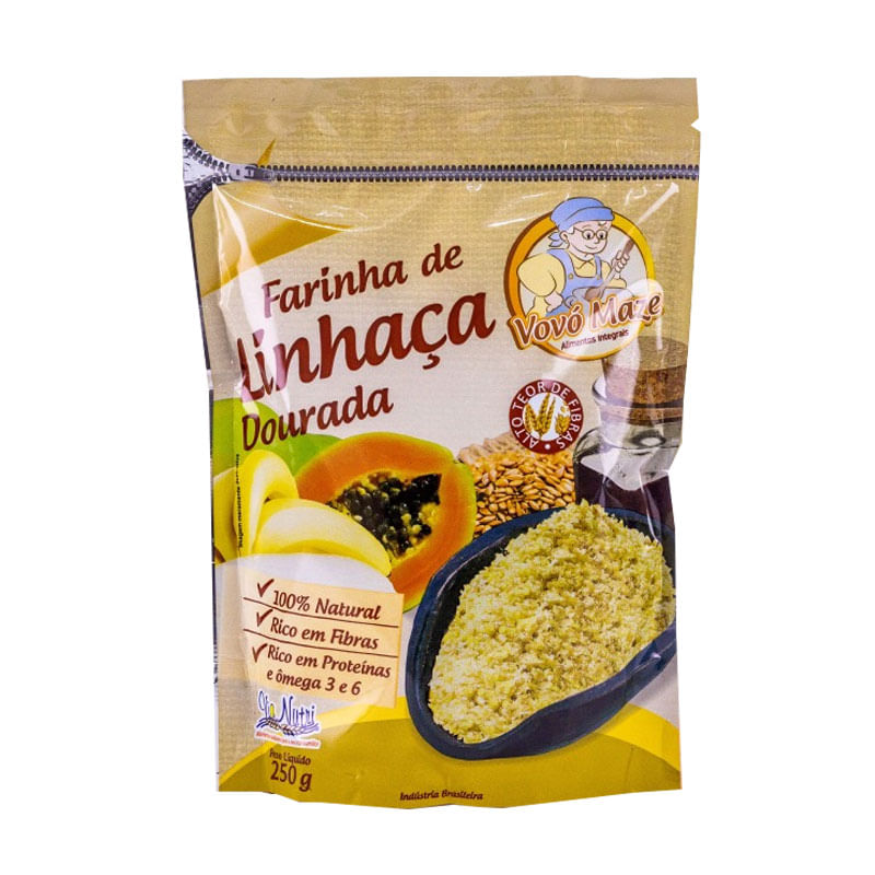 Farinha de Linhaça Dourada Vovó Maze 250g