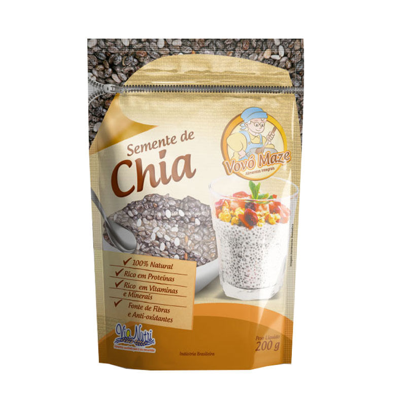 Semente de Chia Vovó Maze 200g