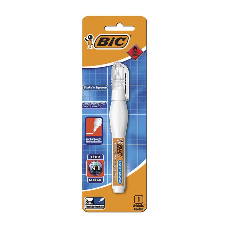 Caneta Corretiva Bic Shaken Squeeze