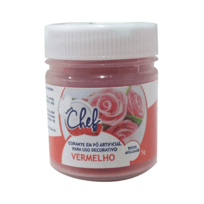 Corante Iceberg 5g Aveludado Pó Vermelho