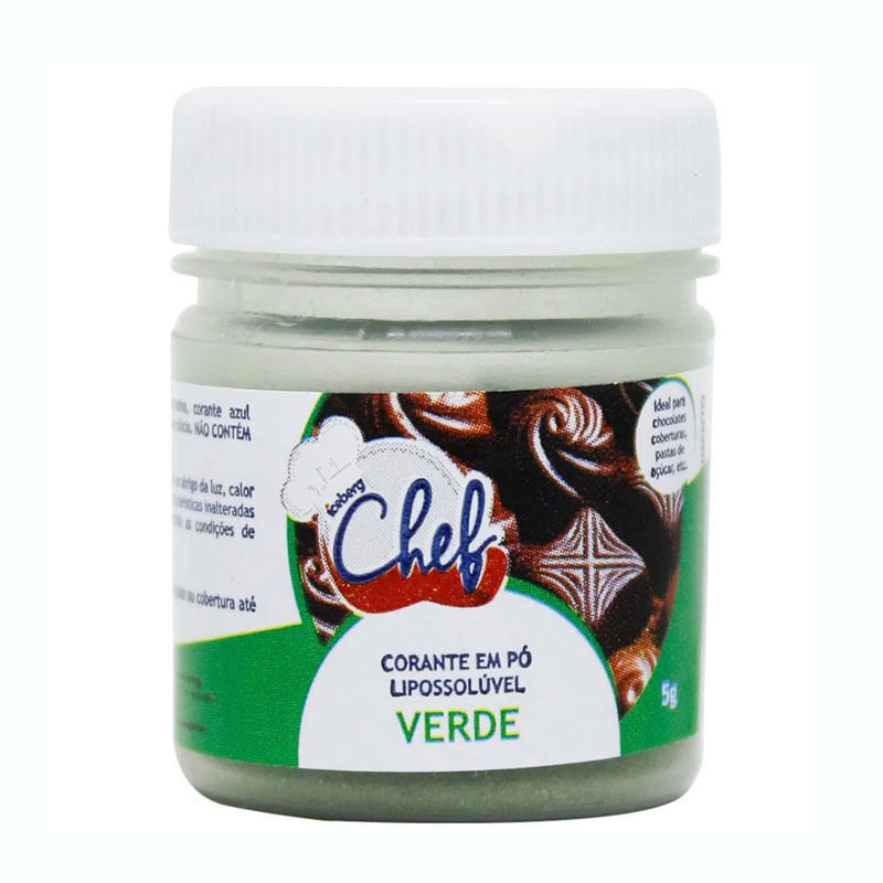 Corante Iceberg 5g  Lipossolúvel Pó Verde