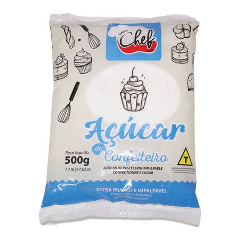 Açucar Iceberg 500g Confeiteiro
