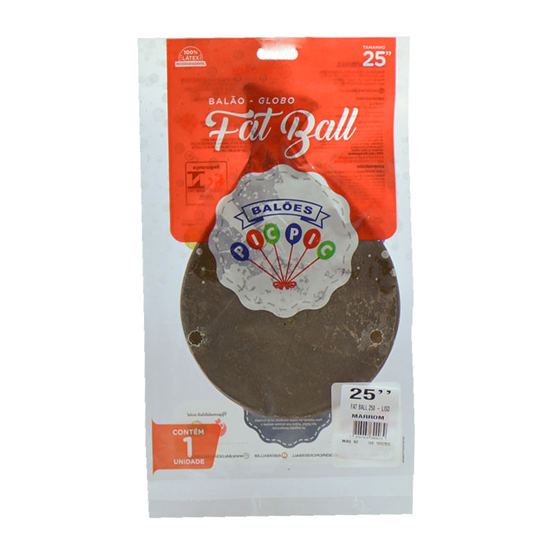 Balão Pic Pic Fat Ball 250” Marrom