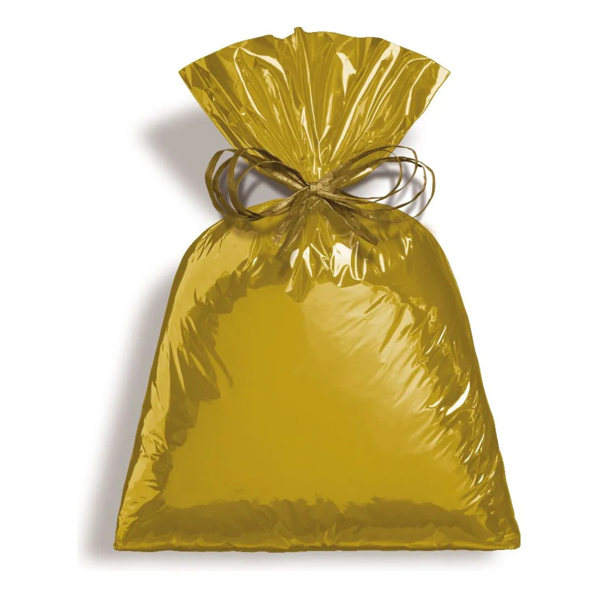 Saco Cromus 50cmX70cm Metalizado Dourado