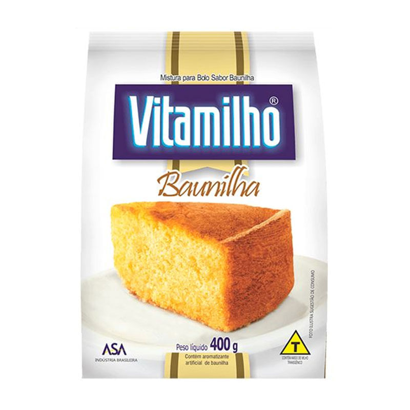 Mistura de Bolo Vitamilho Baunilha 400g