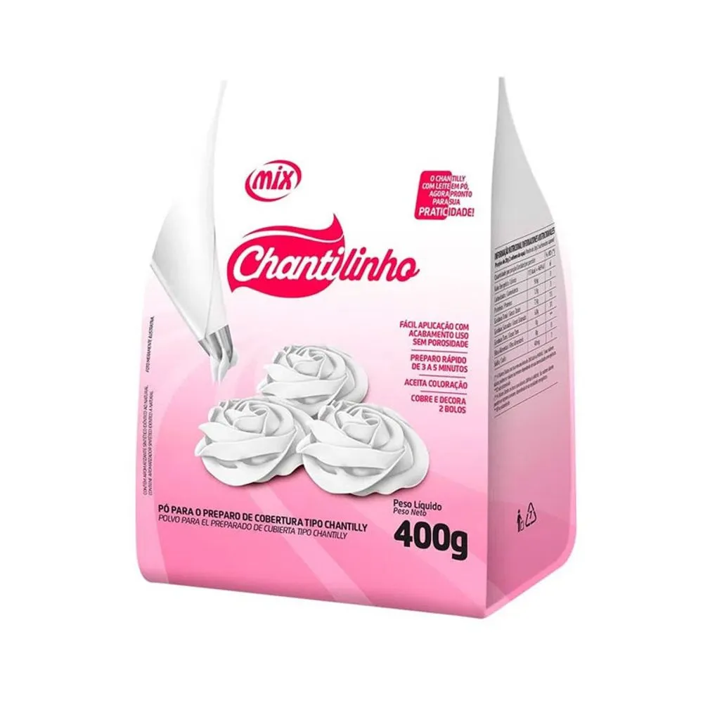 Chantilinho Duas Rodas 400g Pó Tipo Chantily