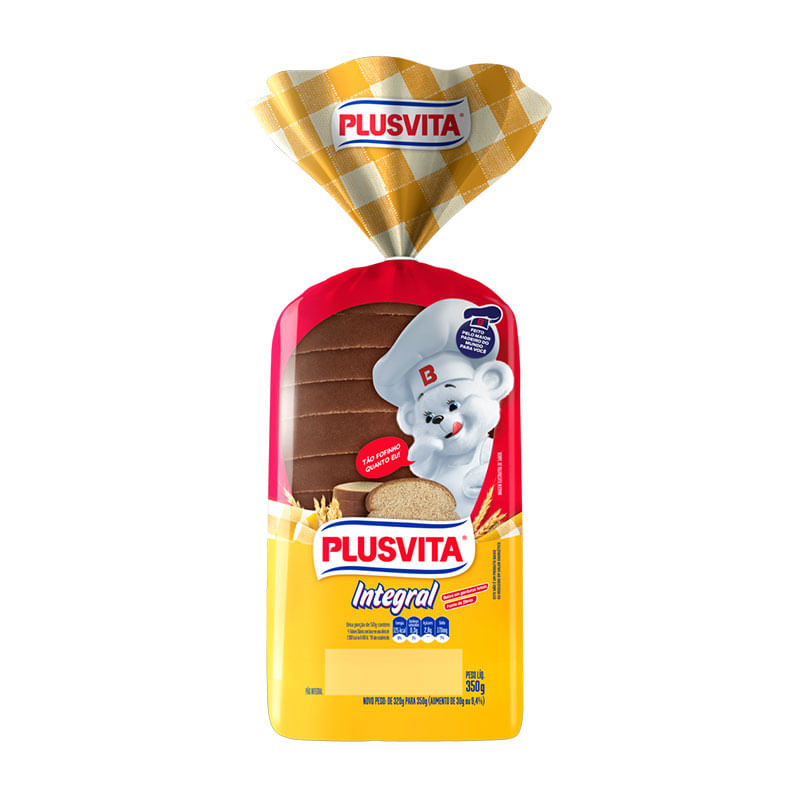 Pão Plusvita 320g Mini Integral 