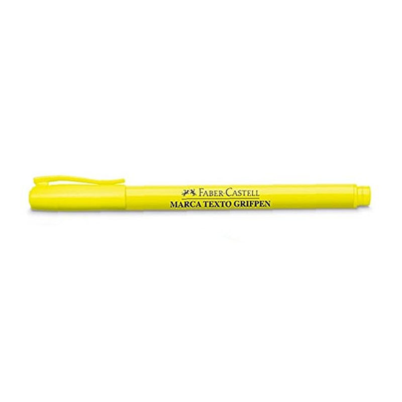 Marca Texto Amarelo Caneta Faber Castell 1 Unidade