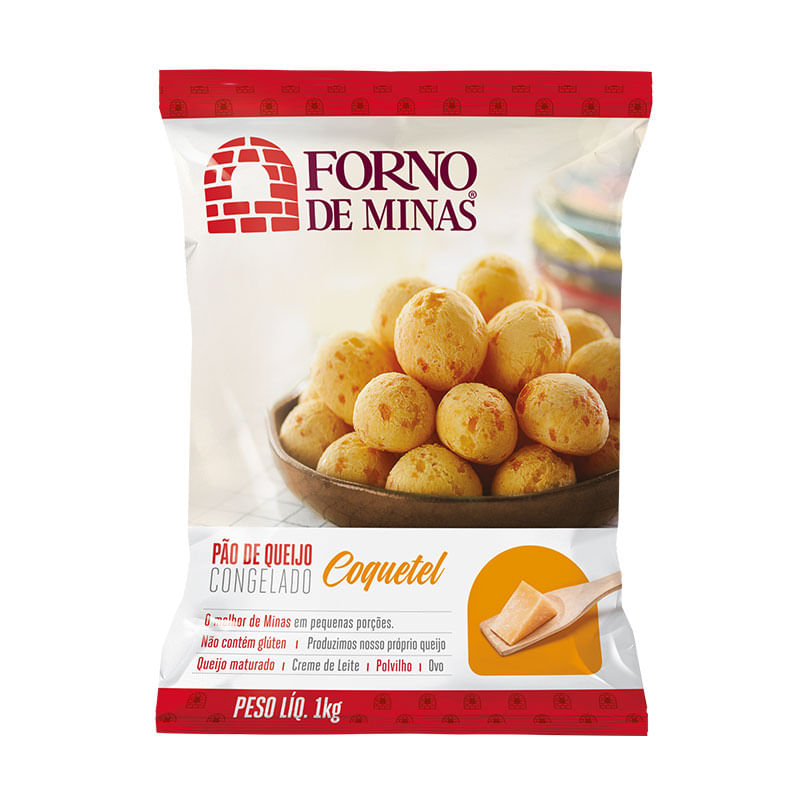 Pão de Queijo Coquetel 1kg
