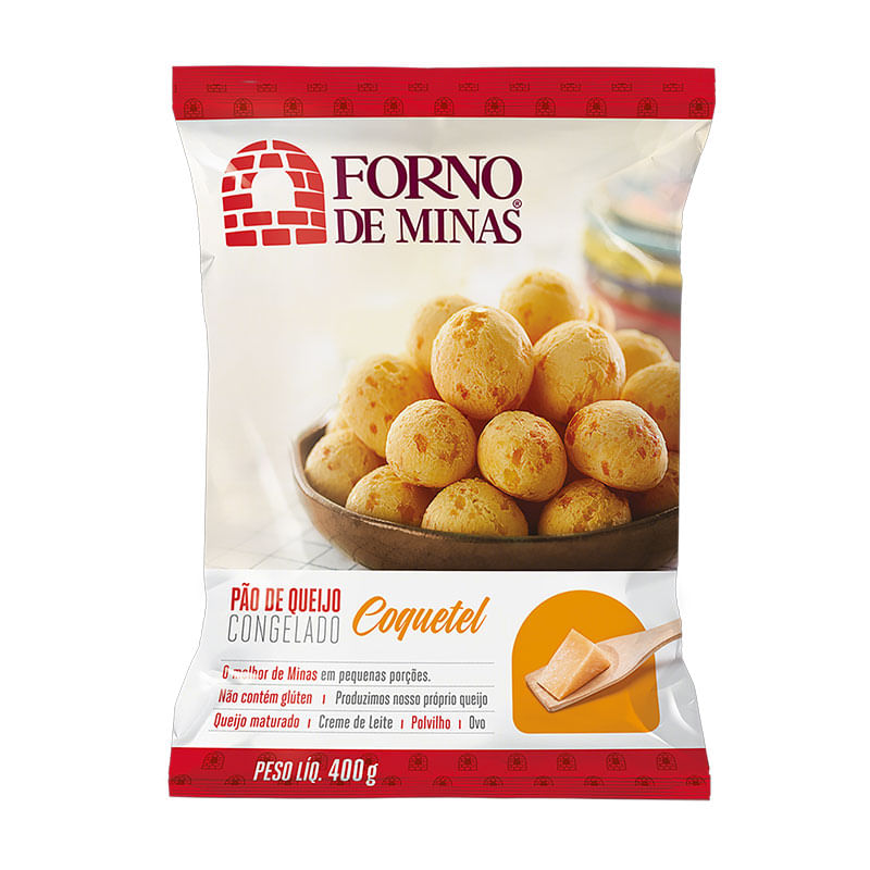 Pão de Queijo Forno Minas 400g Coquetel