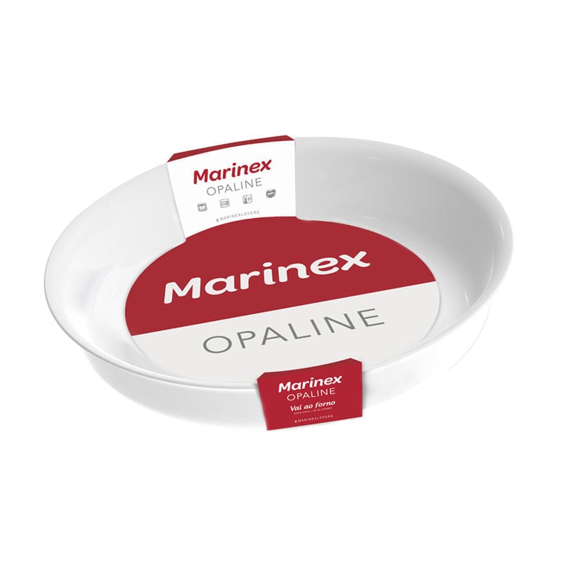Assadeira Marinex Opaline Redonda 2L