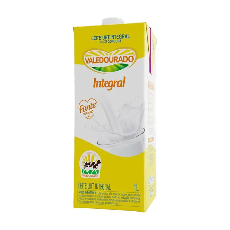 Leite Valedourado Uht Integral 1L