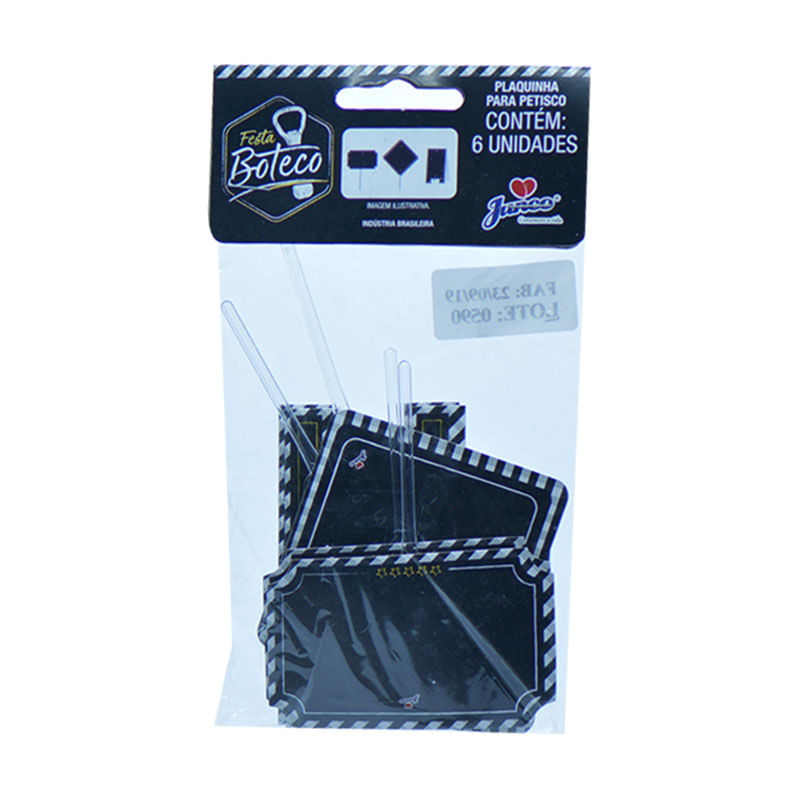 Plaquinha Junco para Petiscos Boteco 2019