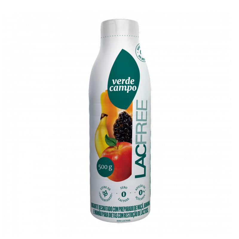 Iogurte Lacfree 500g BMM Verde Campo