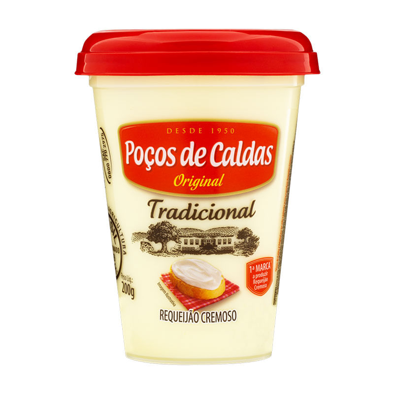 Requeijão Poços de Calda 200g Tradicional