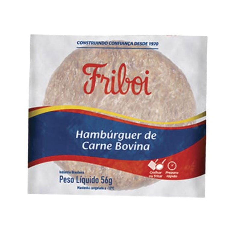 Hamburguer Bovina Friboi 56g