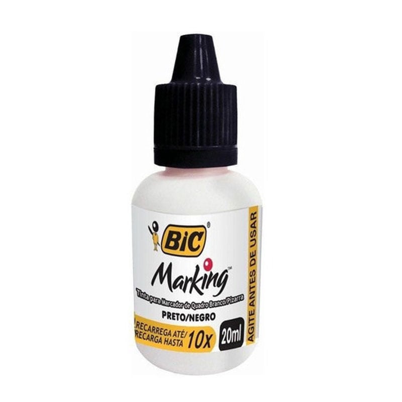 Reabastecedor Bic Para Quadro Branco Preto 20ml