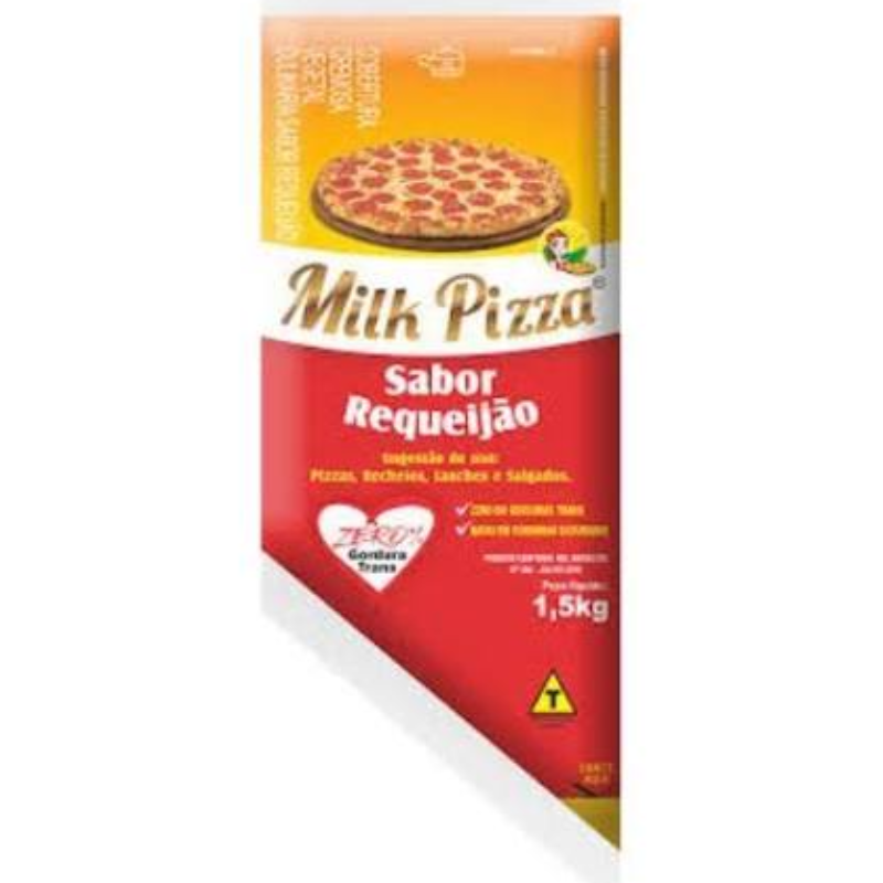 Requeijão Milk Pizza 1,5kg Bisnaga 